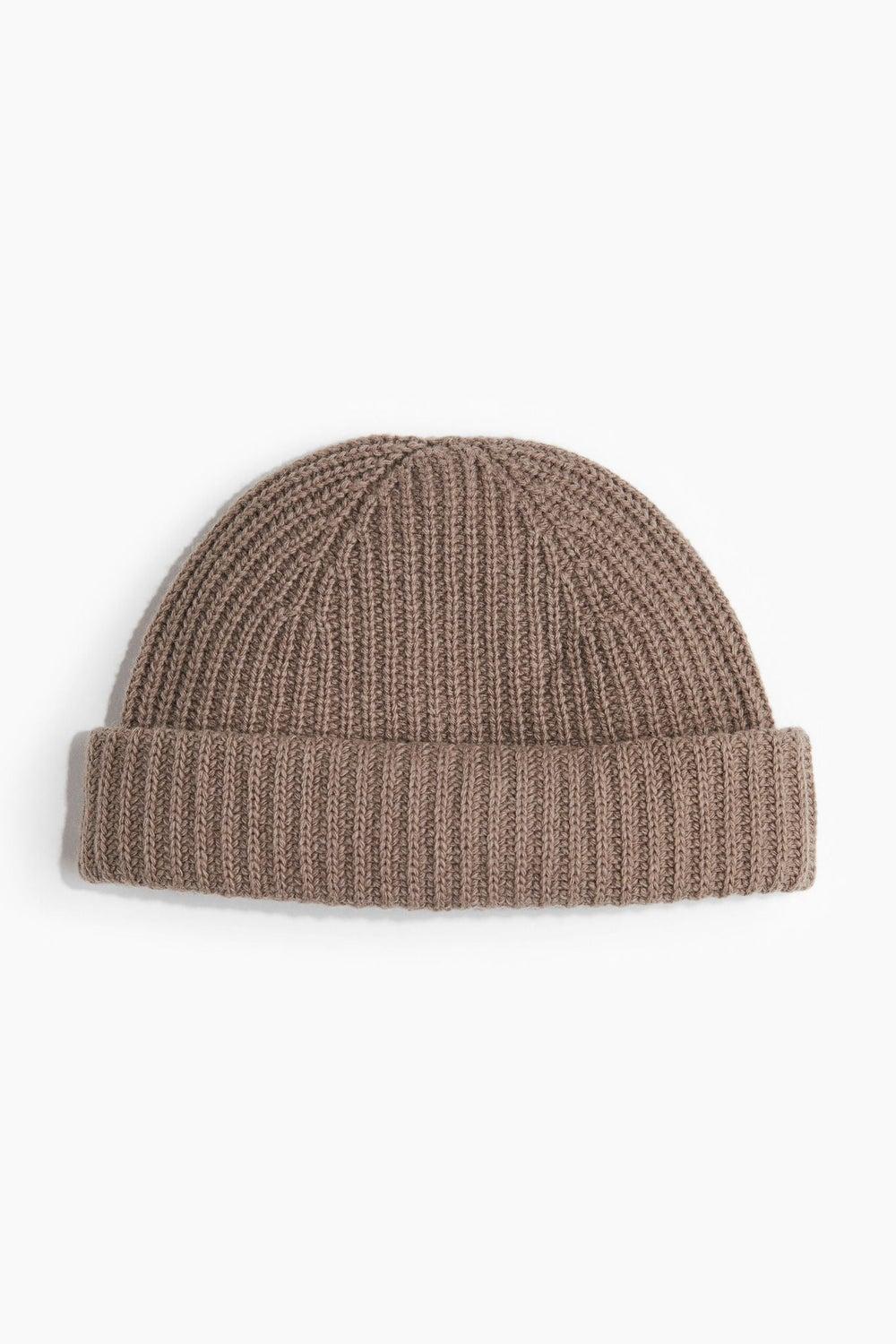 H&M Men's Rib-Knit Wool-Blend Winter Hat - Image 1