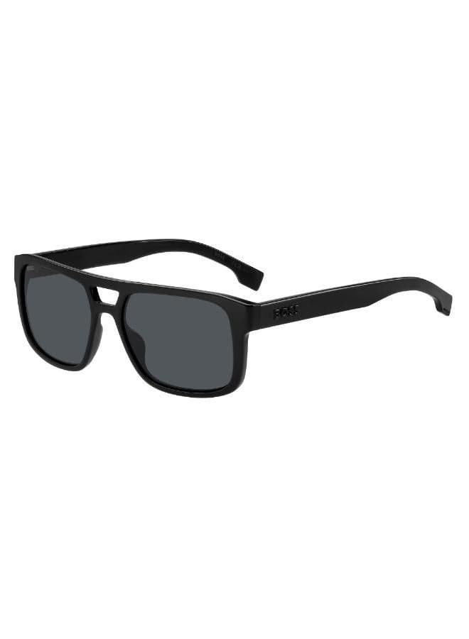 BOSS 1648/S Men's Classic Black Sunglasses with UV Protection - Image 1