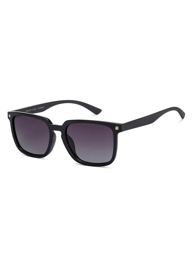 VINCENT CHASE VC S16753: Chic Square Full Rim Sunglasses - Image 1