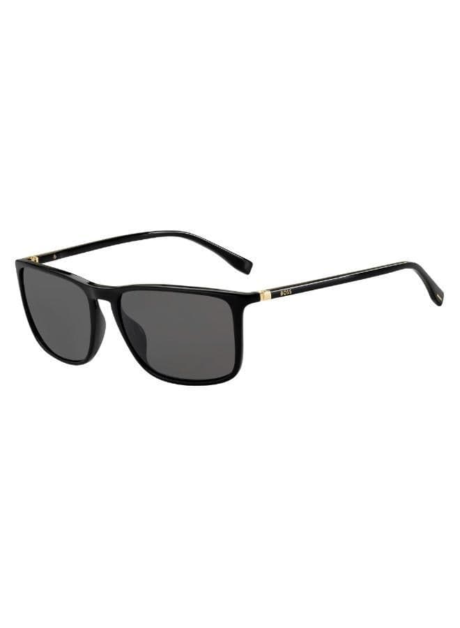 BOSS 0665/S/It Men's Black Sunglasses - UV Protection, 57mm Lens - Image 1
