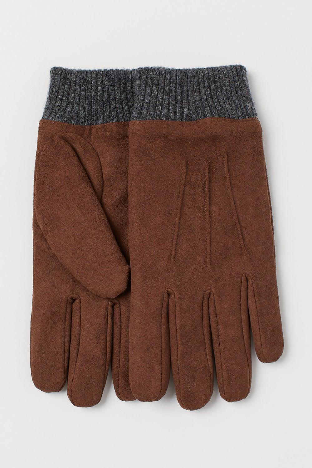 H&M Men's Luxe Imitation Suede Winter Gloves - Image 1