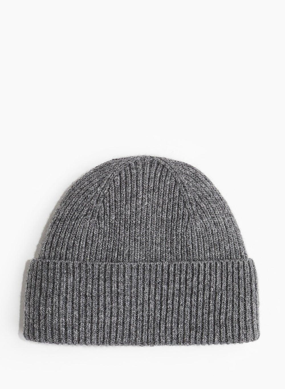 H&M Luxe Winter Wool-Blend Rib-Knit Hat for Men - Image 1