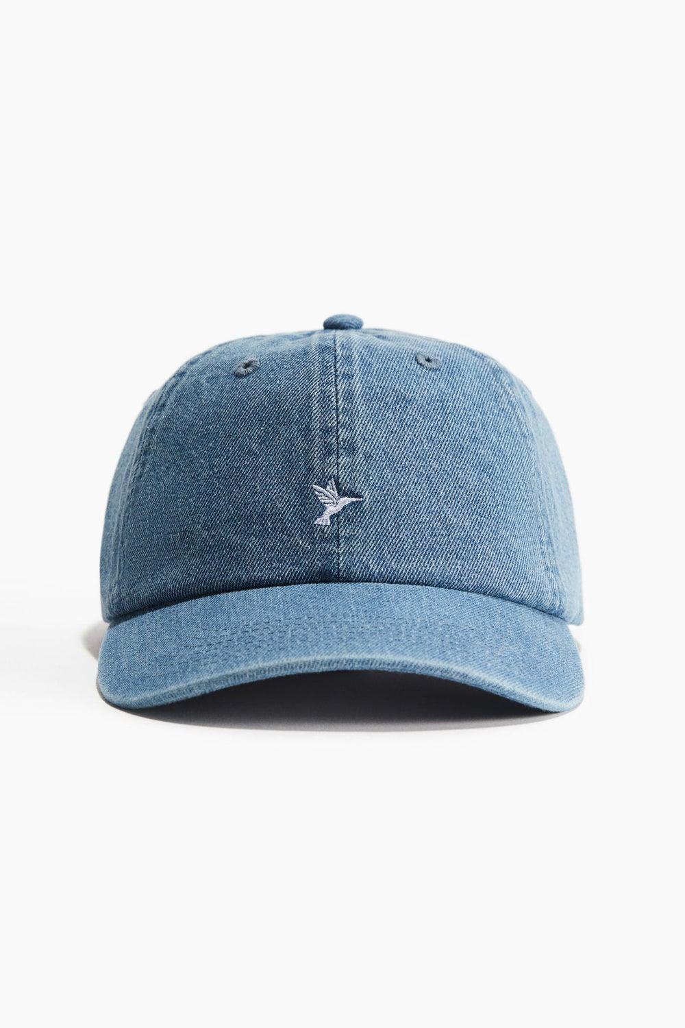 H&M Men's Cotton Cap with Chic Embroidered Motif - Image 1