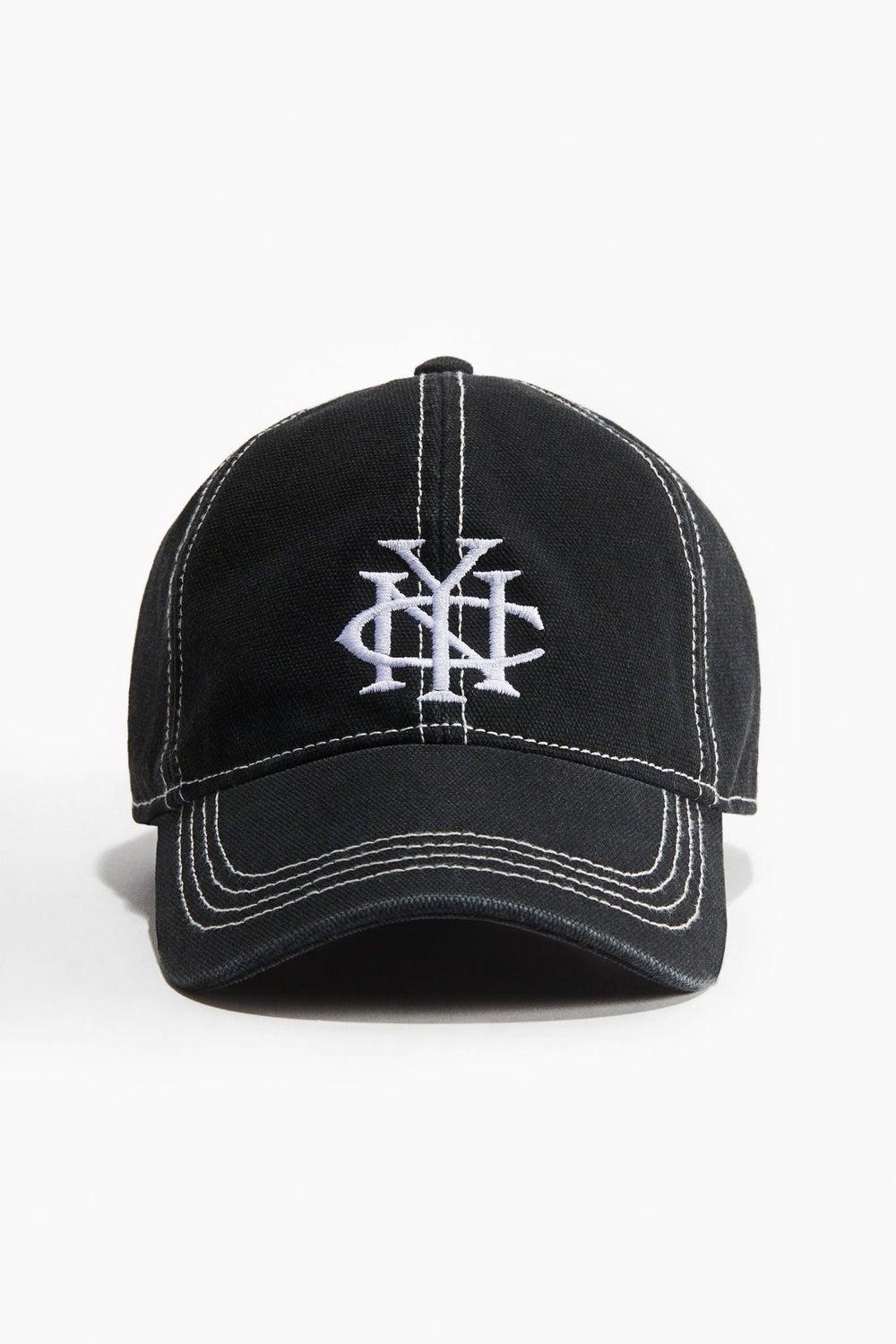 H&M Men's Motif-Detail 100% Cotton Twill Cap - Image 1