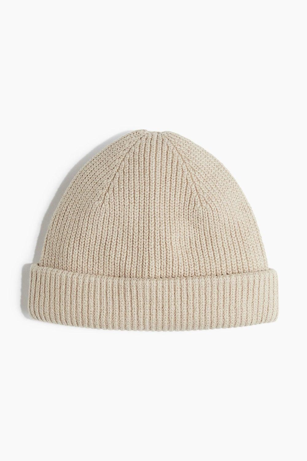 H&M Luxe Rib-Knit Cotton Blend Men's Hat - Image 1