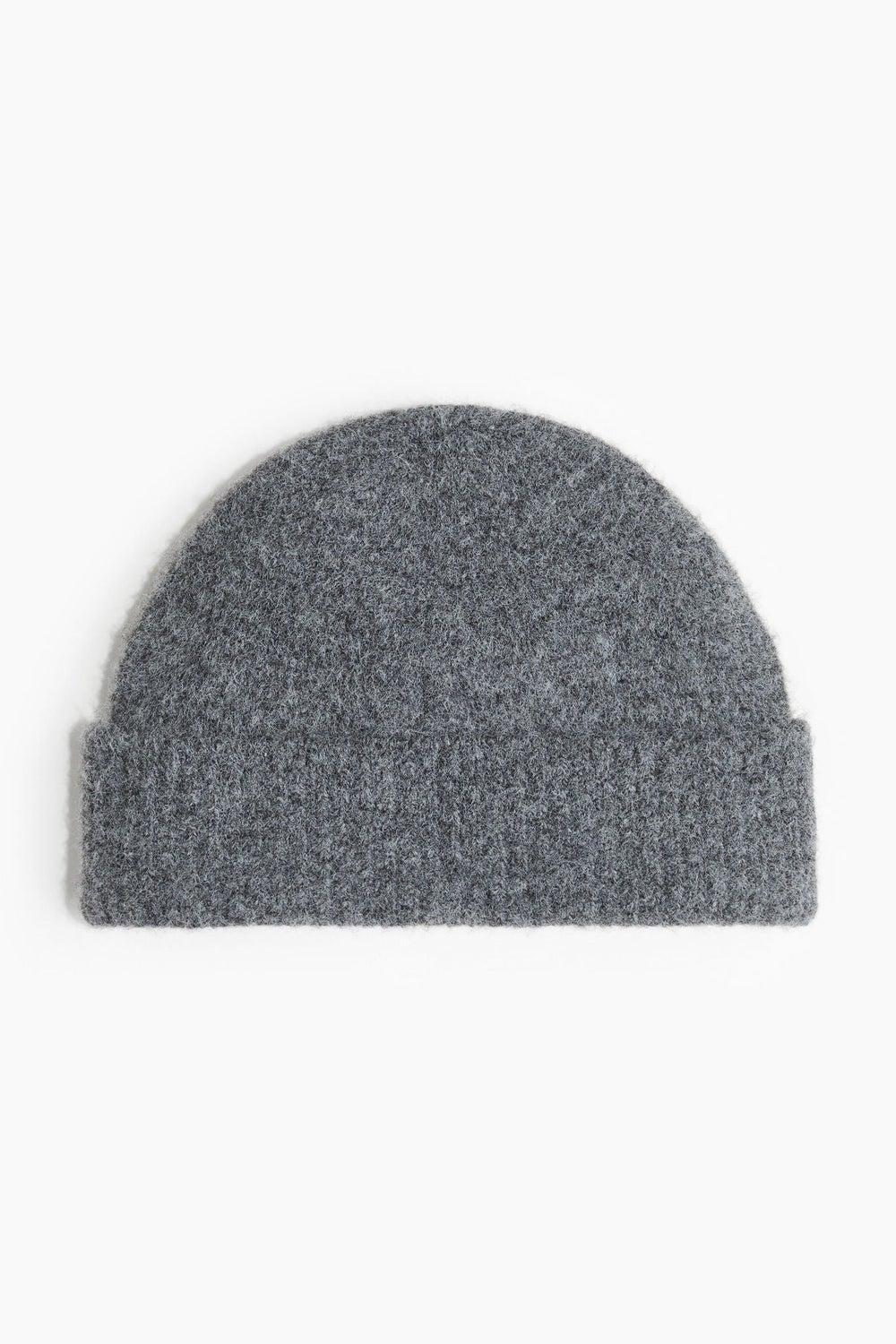 H&M Men's Luxe Winter Knitted Hat with Ribbed Hem - Image 1