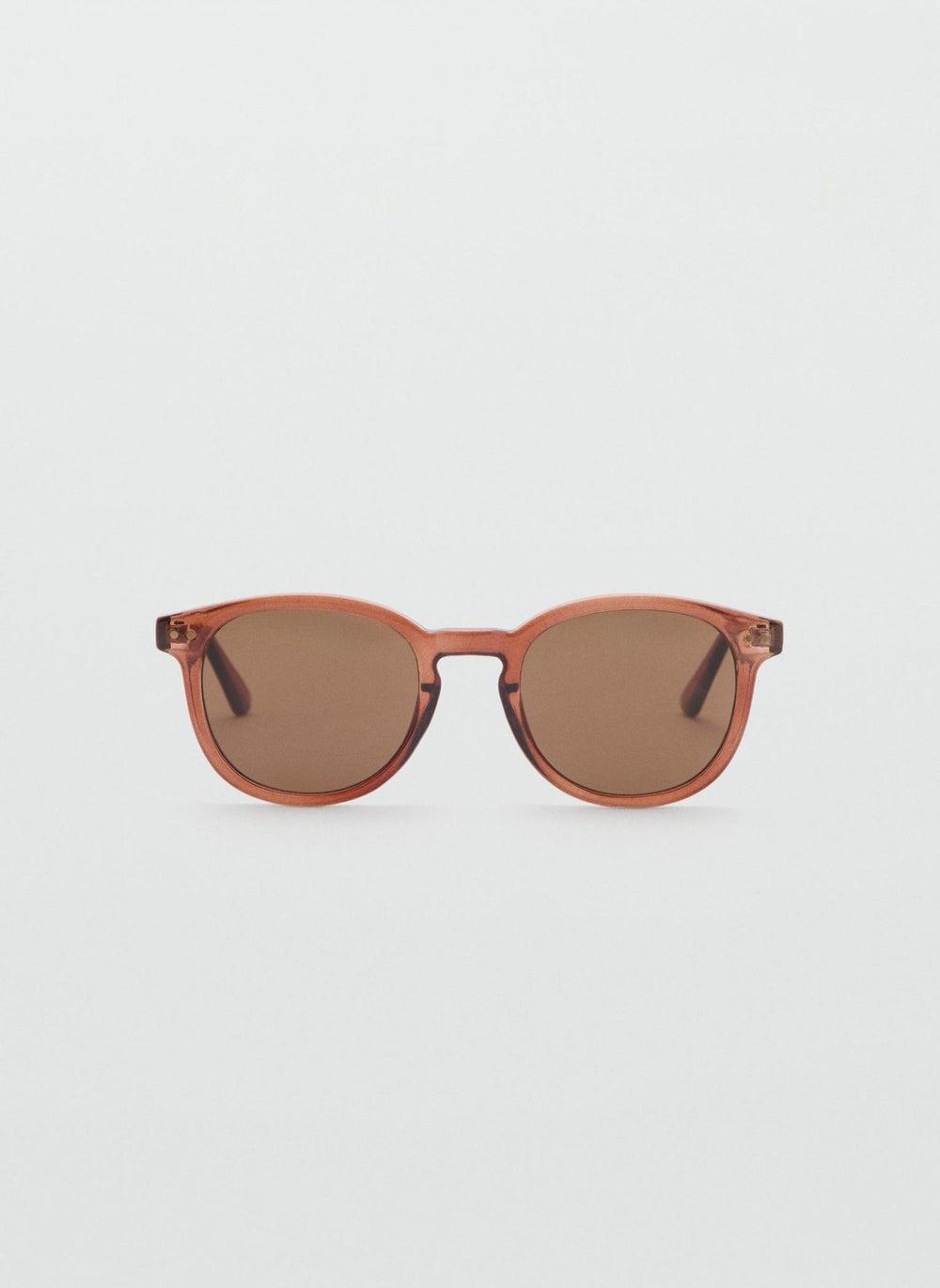 Mango Man Round-Framed UV Protective Sunglasses - Image 1