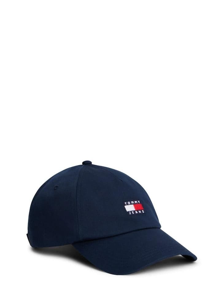 TOMMY JEANS Heritage Curved Peak Cotton Cap for Men - Image 1