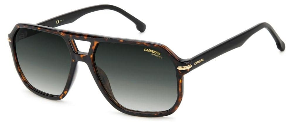 Carrera Elegance Square Double Bridge Sunglasses - Image 1