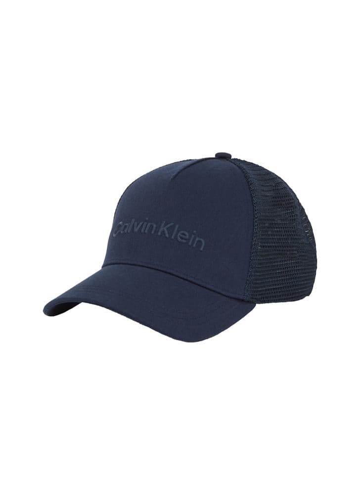 CALVIN KLEIN Monogram Organic Cotton Trucker Cap - Image 1