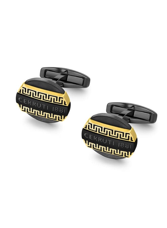 CERRUTI 1881 Grey Cufflinks: Sophistication Meets Modern Style - Image 1