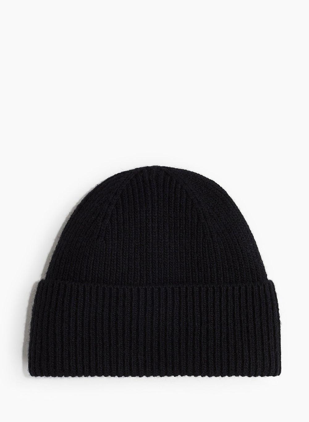 H&M Men's Wool-Blend Rib-Knit Hat - Winter Elegance - Image 1