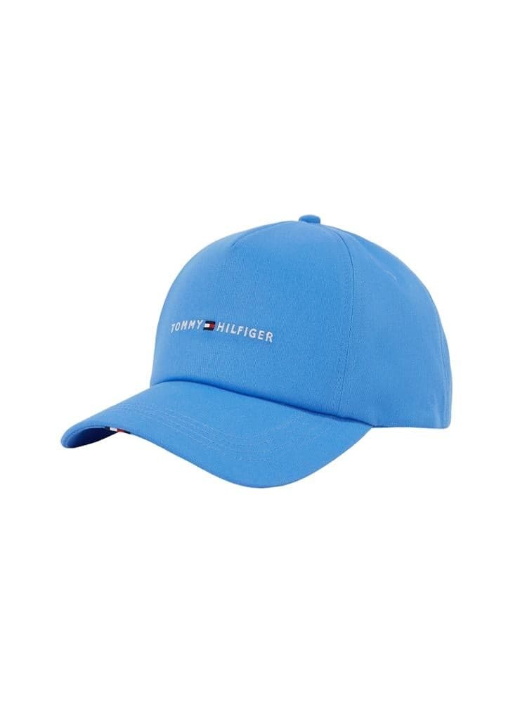 TOMMY HILFIGER Men's Foundation Curved Peak Cotton Cap - Image 1