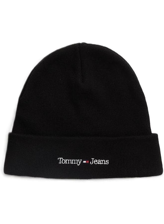 TOMMY JEANS Men's Organic Cotton Logo Beanie - Image 1