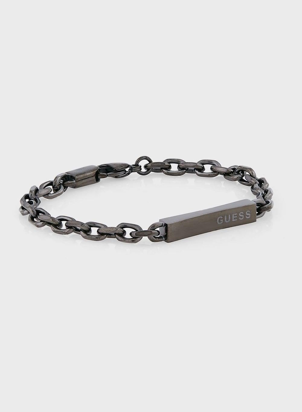 GUESS Juxb03000Jwgms Men's Polished Logo Bracelet - Image 1