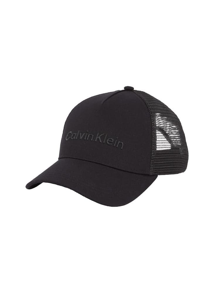 CALVIN KLEIN Monogrammed Men's Trucker Cap - Image 1