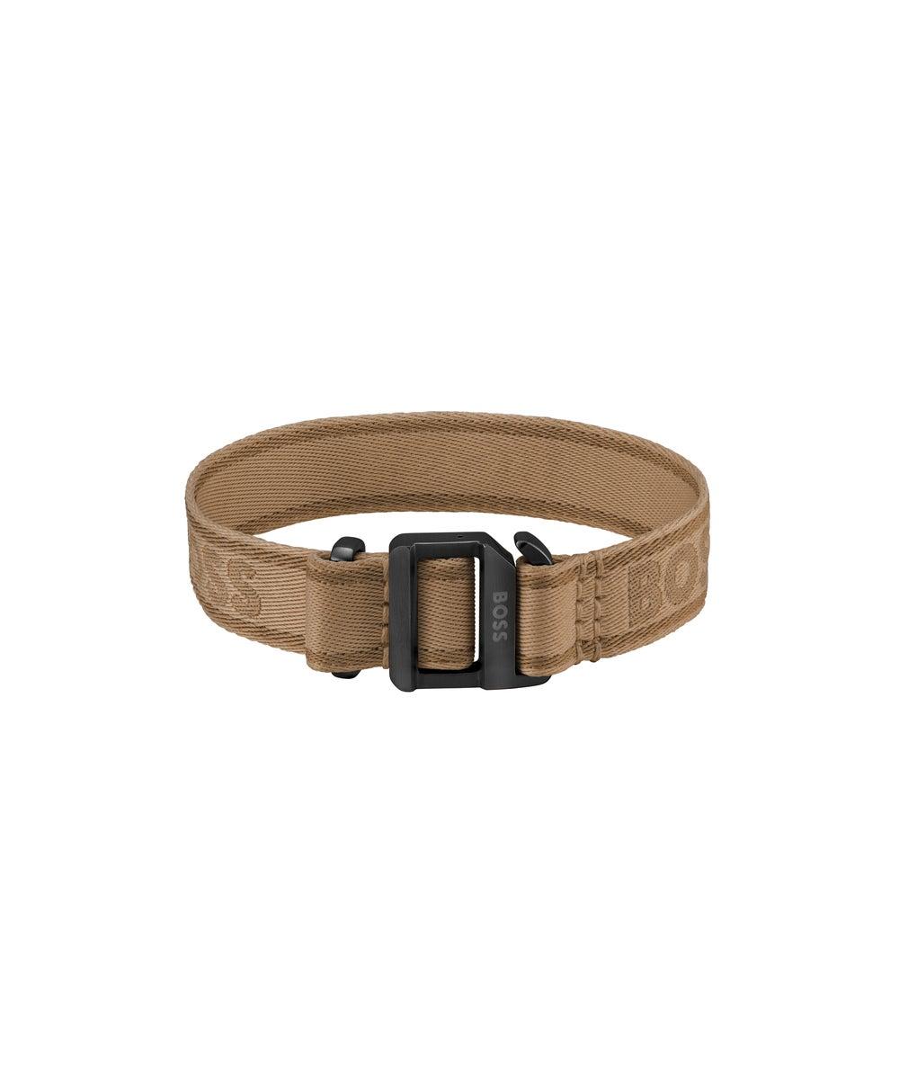 BOSS Colin Men's Adjustable Nylon Bracelet - Image 1