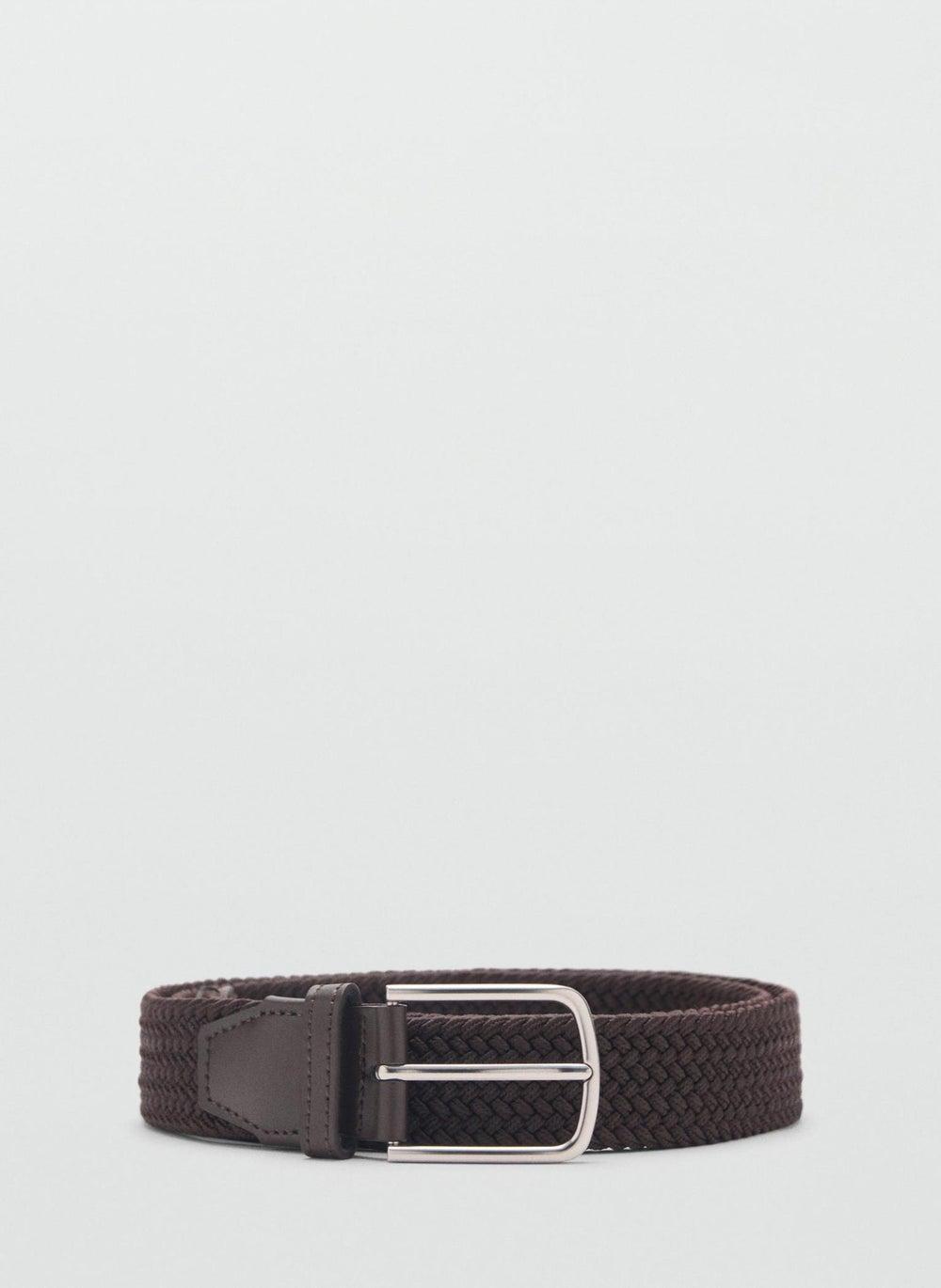 Mango Man Braided Elastic Comfort Belt for Men - Image 1