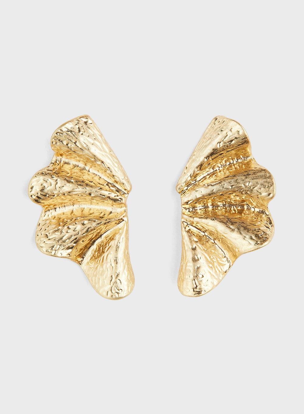 H&M Tr Essential Wing-Shaped Metal Earrings - Image 1
