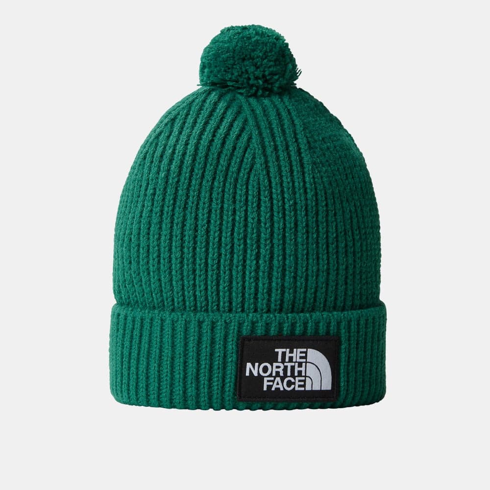 TNF Logo Box Pom Beanie: Classic Comfort Meets Style - Image 1