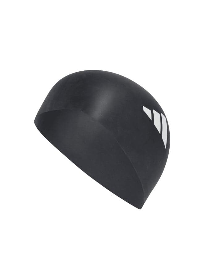 Adidas 3-Stripes Unisex Swim Cap for All Swimming Levels - Image 1