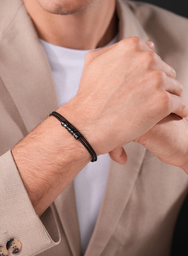 CERRUTI 1881 380 Tornillo.2 Sophisticated Double Tour Bracelet - Image 1