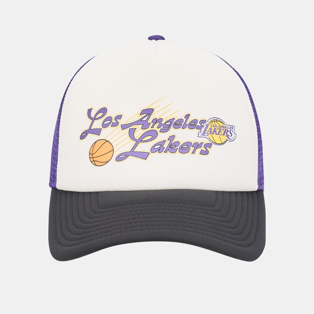 New Era NBA Los Angeles Lakers Trucker Cap | Men's Style - Image 1