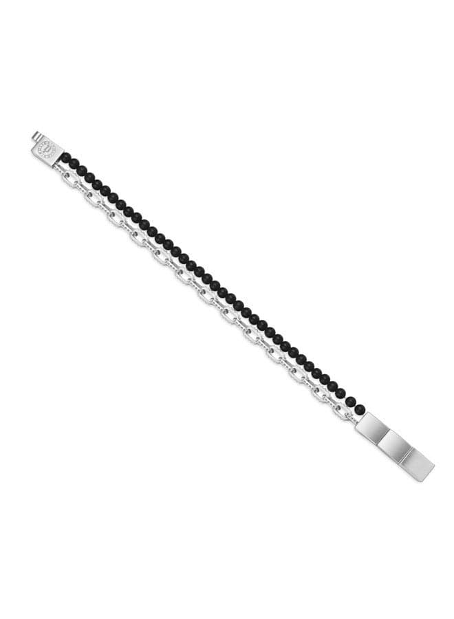 POLICE 19 Double Action Men's Beaded Bracelet PEAGB0035302 - Image 1