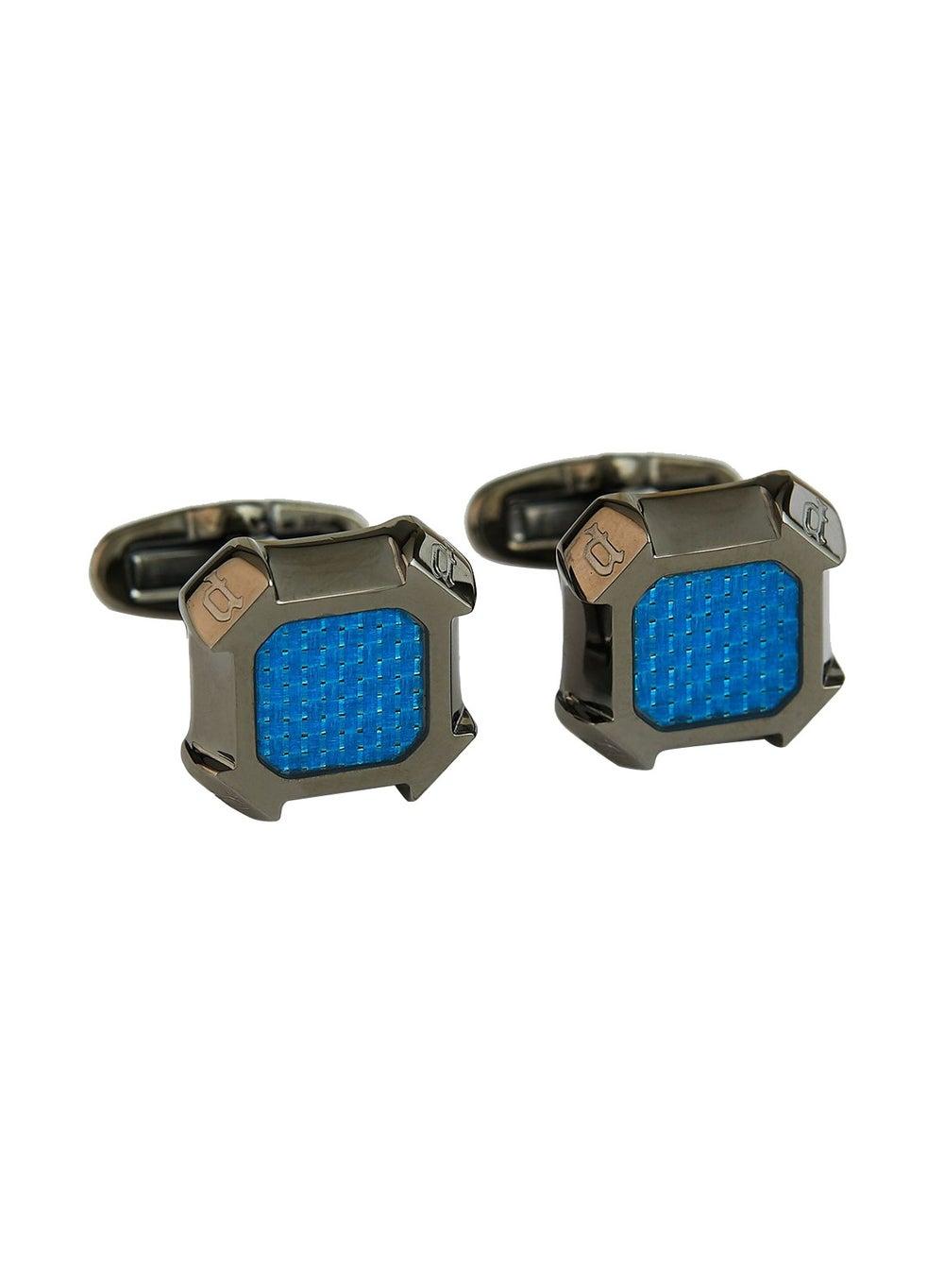 POLICE Greymetal Square Cufflinks PEAGC2103103 - Elegance for Men - Image 1