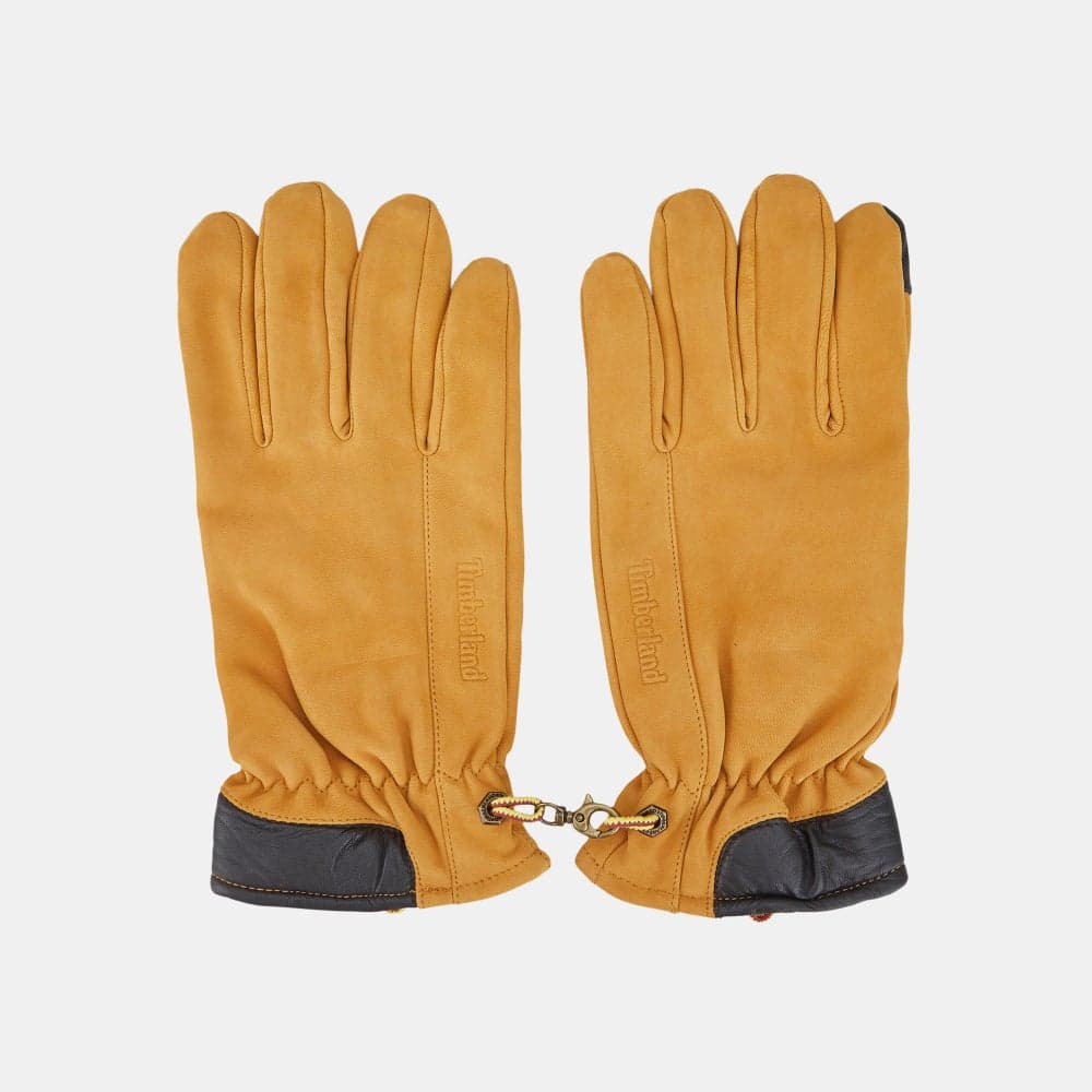 Timberland Nubuck Leather Touch Tip Gloves for Men - Image 1