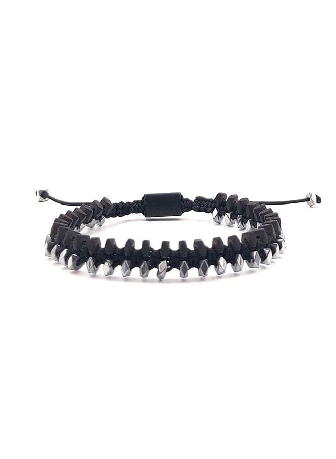 CHRYSOSTOMOS Luxury Handmade Hematite Men's Bracelet - Image 1