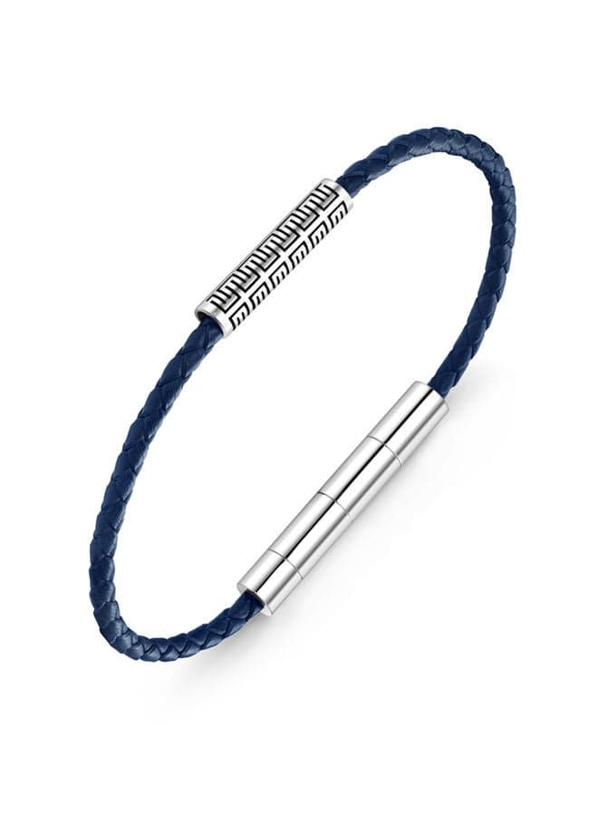 CERRUTI 1881 180 + 20 Men's Silver Insignia Bracelet - Image 1