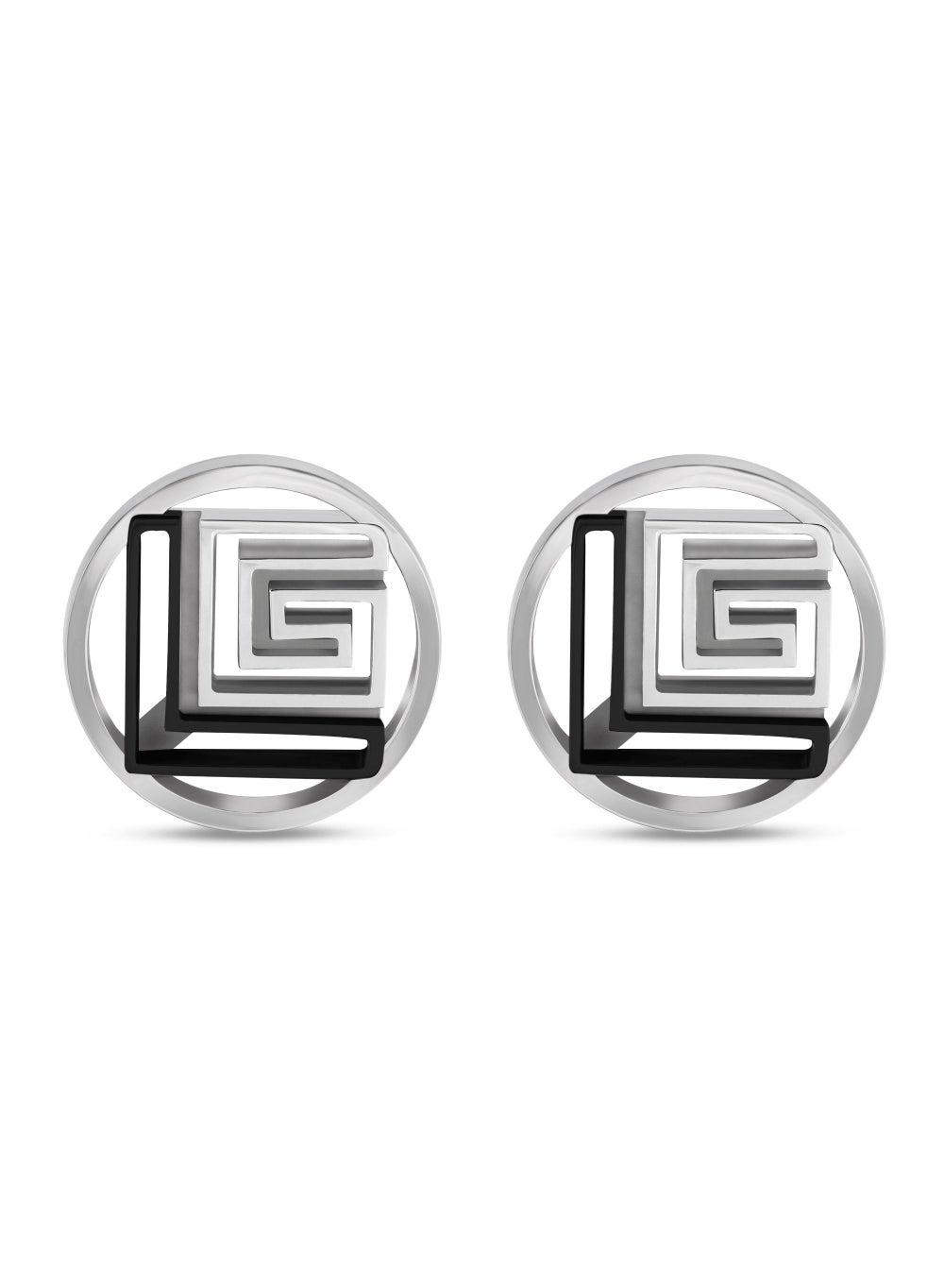 Guy Laroche Charlie Two Tone Cufflinks: Elegance for Men - Image 1