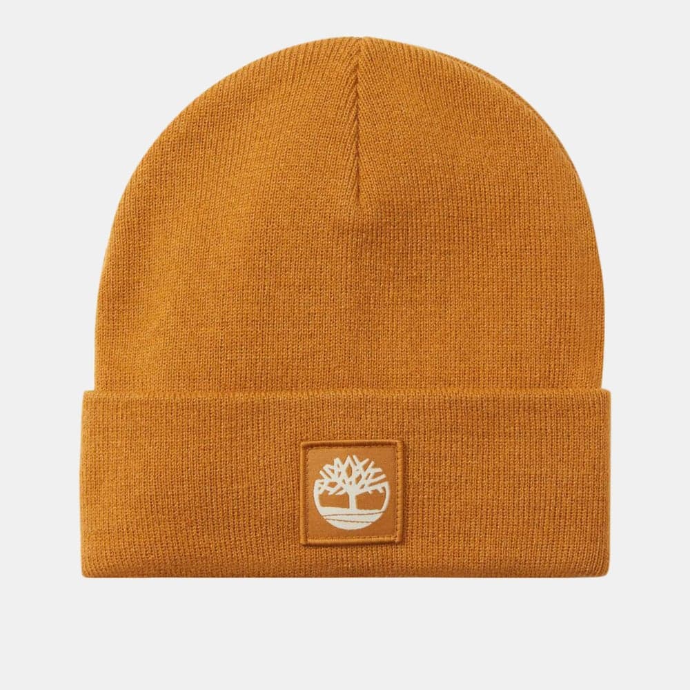 Timberland Tonal Patch Beanie: Winter Elegance Meets Comfort - Image 1
