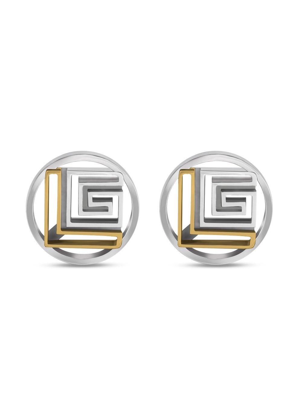 Guy Laroche Charlie Elegant Two-Tone Men's Cufflinks - Image 1