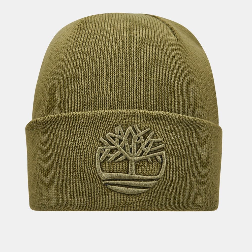 Timberland Men's Tonal 3D Embroidery Eco-Friendly Beanie - Image 1