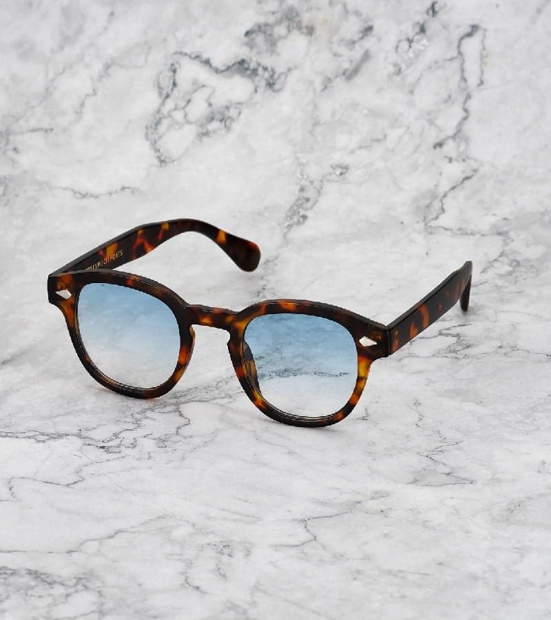 Explicit Poets JOHNNY TORTOISE Sunglasses - Gradient Blue 2EP7 - Image 1