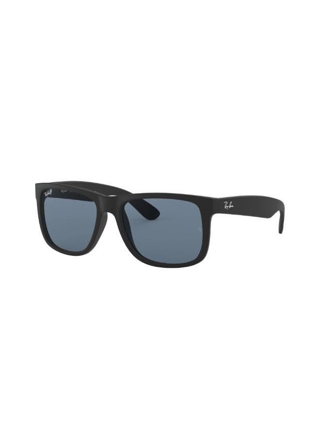 Ray-Ban RB4165 Justin Rubber Black Square Sunglasses - Image 1