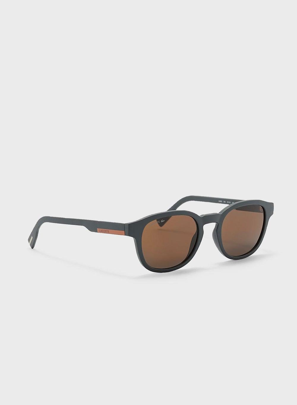 LACOSTE Men's Oval Sunglasses: Timeless Elegance, UV Protection - Image 1