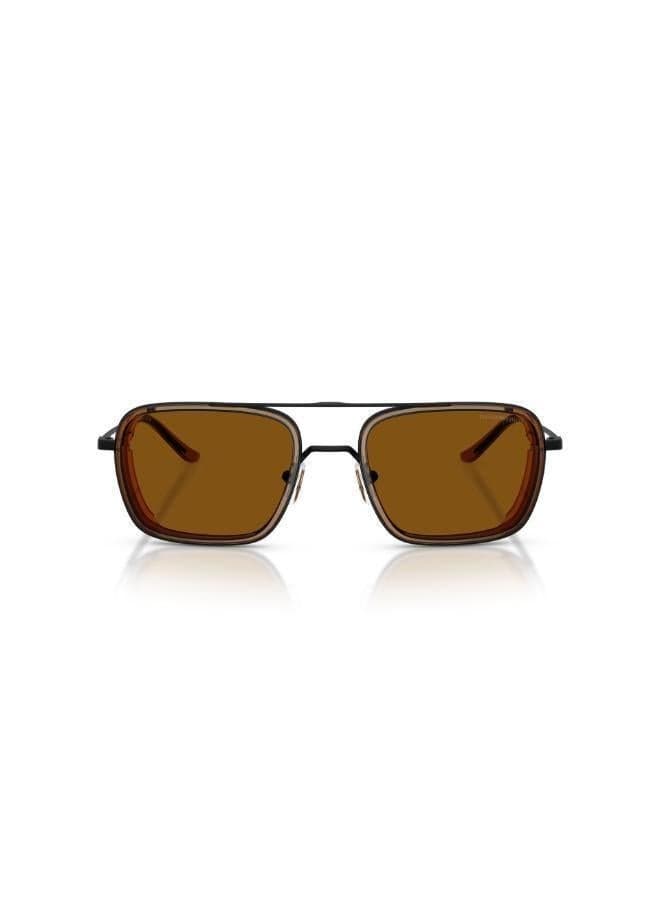 EMPORIO ARMANI EA 2162-300187 Matte Black Sunglasses for Men - Image 1