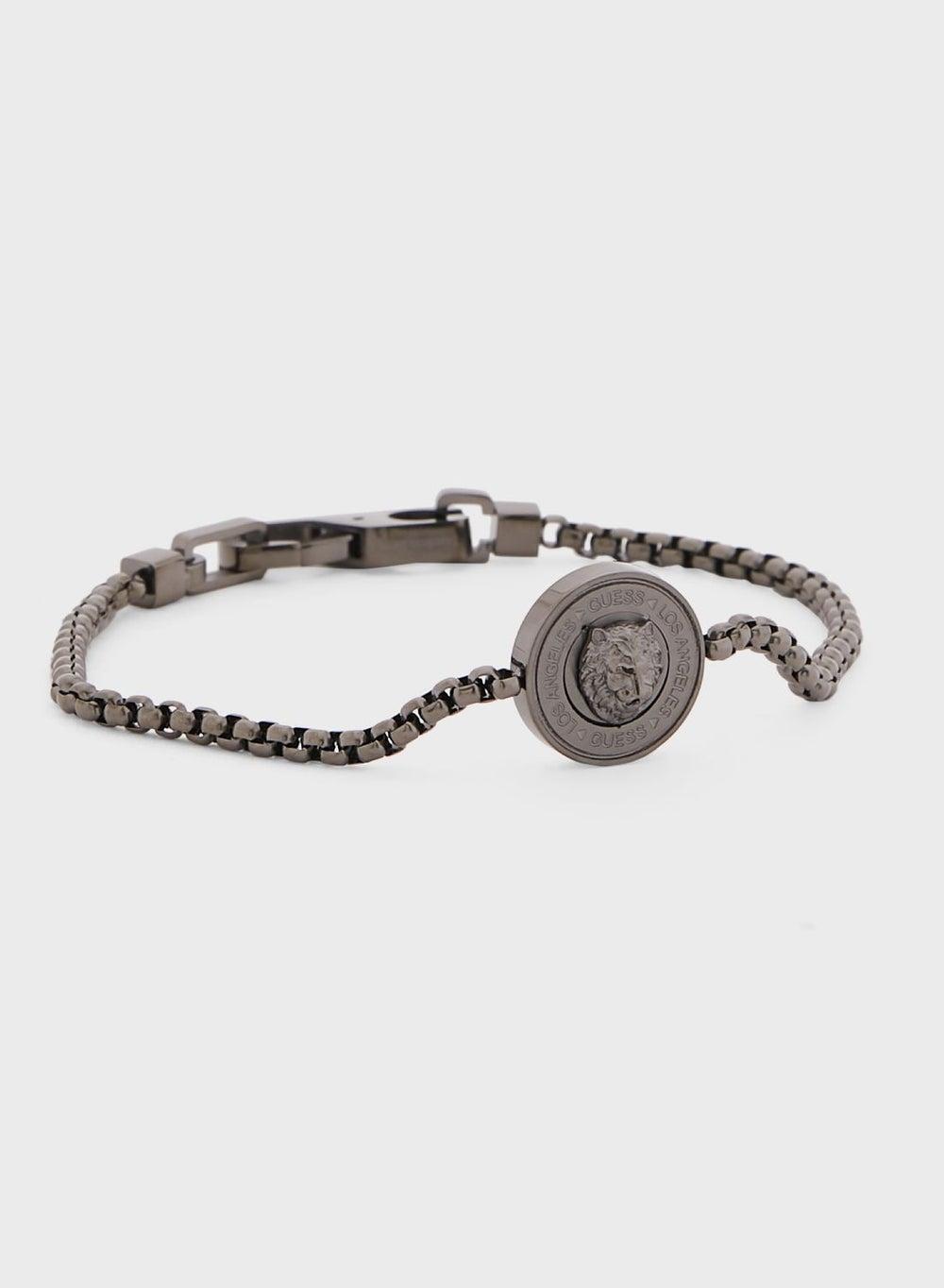 GUESS Lion King Men's Coin Charm Bracelet - Image 1