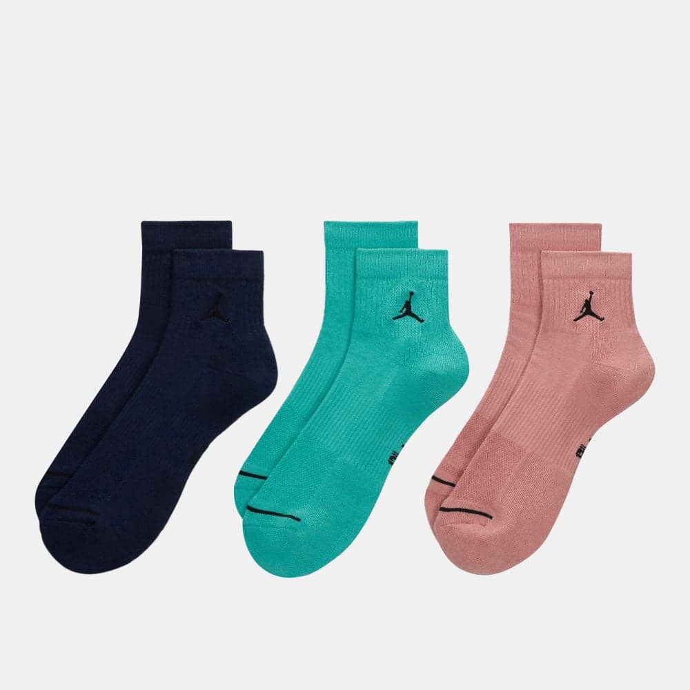 Jordan Everyday Ankle Socks Trio - Stay Dry & Supported - Image 1