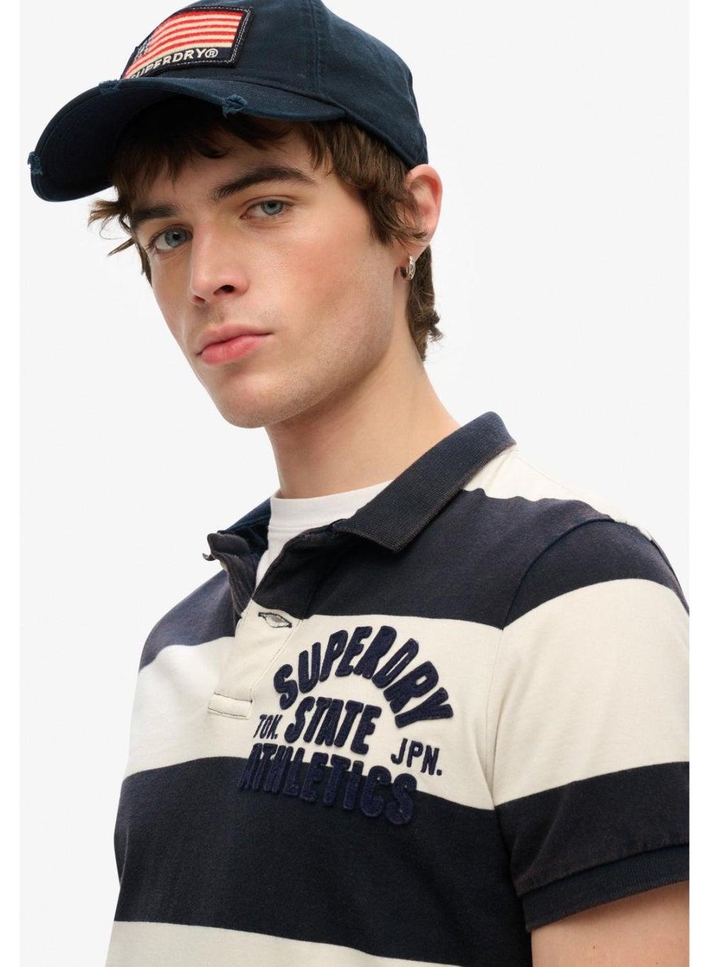 Superdry Patched Vintage-Style Baseball Cap - Image 1