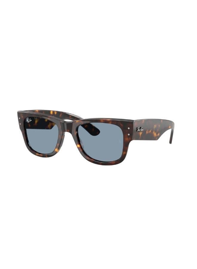 Ray-Ban 0Rb0840S Mega Wayfarer Square Sunglasses – Havana Blue - Image 1
