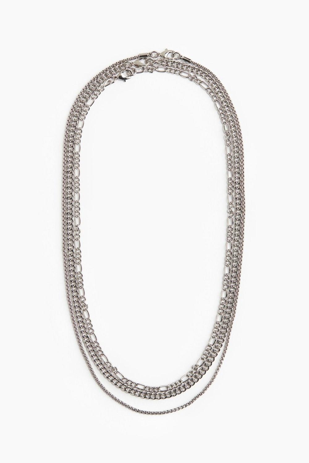 H&M Men's Trio Necklaces Set - Versatile & Stylish - Image 1