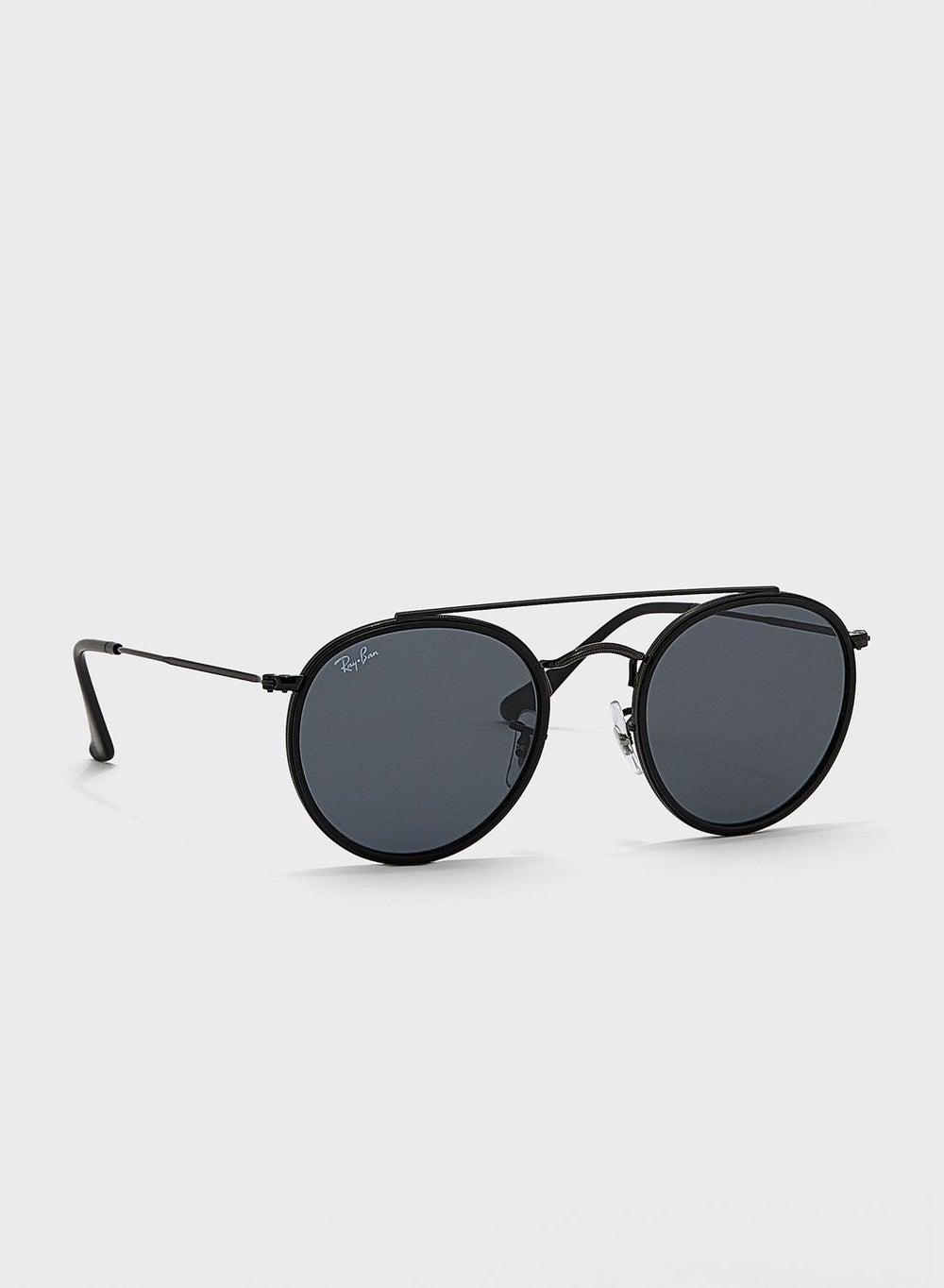 Ray-Ban 0Rb3647N Luxe Round Double-Bridge Sunglasses - Image 1