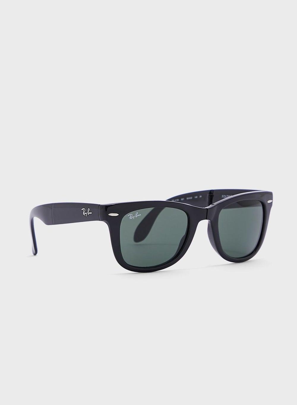 Ray-Ban 0Rb4105 Men's Folding Wayfarer Sunglasses - Image 1