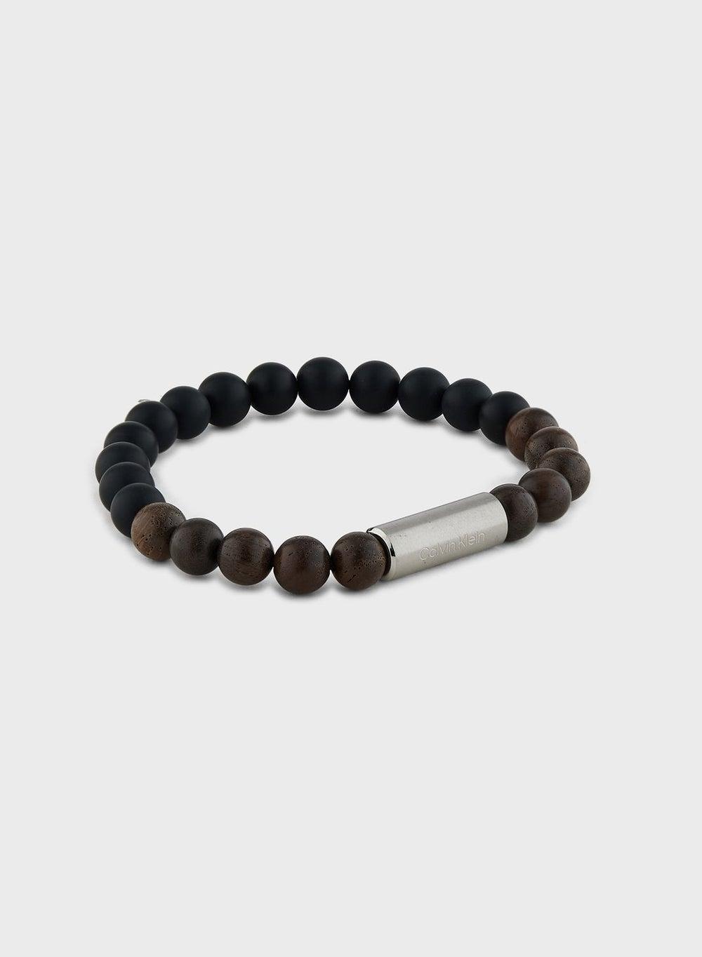 CALVIN KLEIN 35000426 Elegant Beaded Men's Bracelet - Image 1
