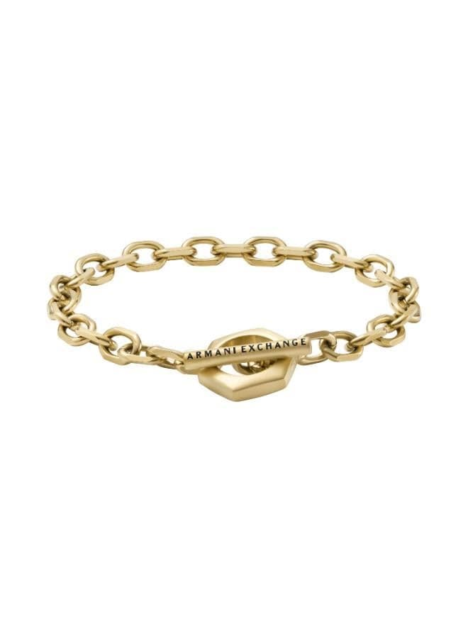 Armani Exchange AXG0104710 Men's Luxe Stainless Steel Bracelet - Image 1