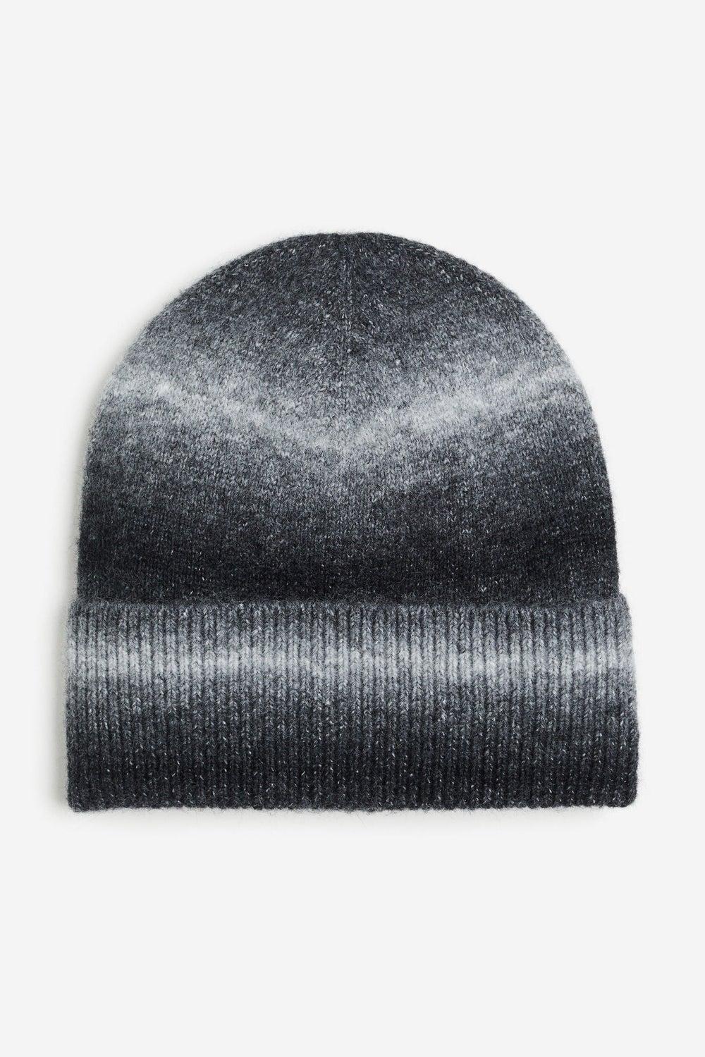 H&M Men's Elegant Rib-Knit Cotton Beanie - Image 1
